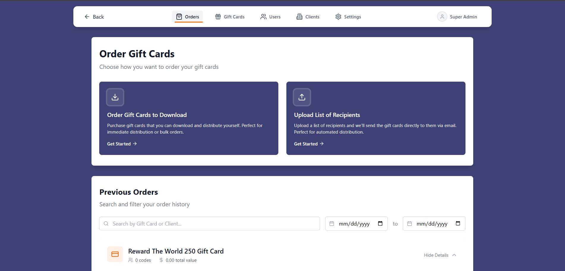 Rewards for Businesses